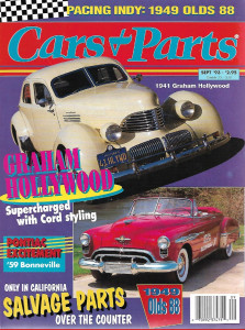 CARS & PARTS 1993 SEPT - '41 GRAHAM HOLLYWOOD, '59 BONNEVILLE, '49 OLDS*